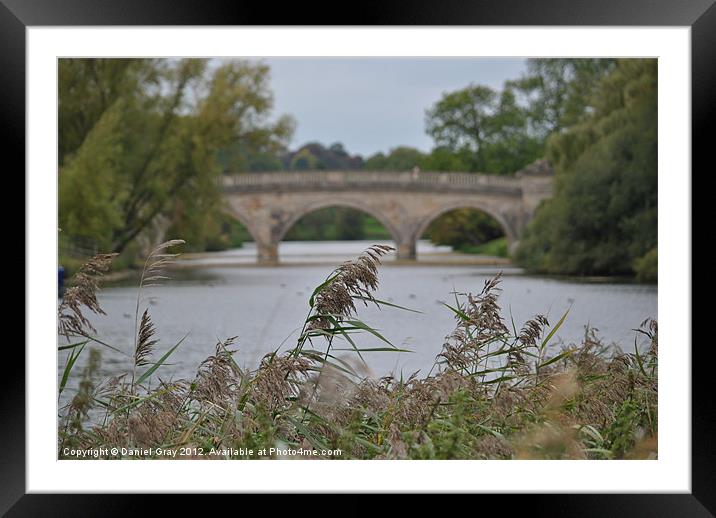 Blurred Bridge Framed Mounted Print by Daniel Gray
