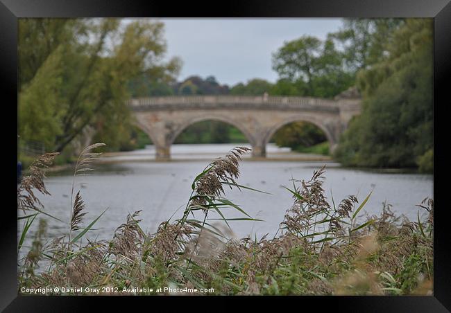 Blurred Bridge Framed Print by Daniel Gray