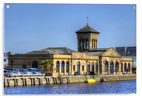 Prince of Wales Pumping Station Acrylic by Tom Gomez