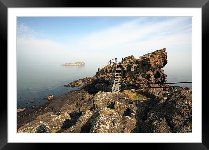 Craigleith island from North Berwick Framed Mounted Print by Grant Glendinning