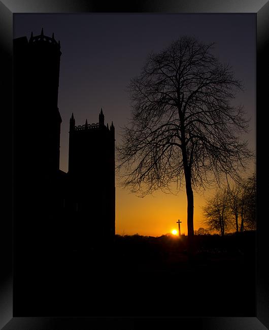 Durham Sunset Framed Print by Northeast Images