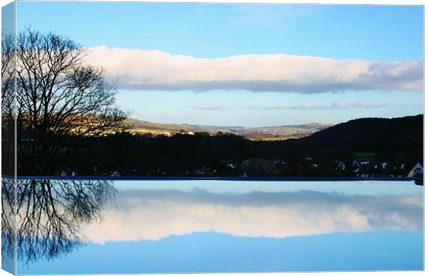 Cloudy Hills Canvas Print by Stephen Baxter