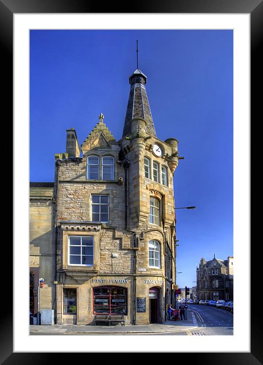 Leith Clock Building Framed Mounted Print by Tom Gomez