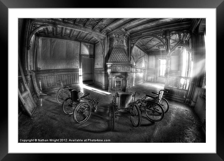 Wheel up the four Framed Mounted Print by Nathan Wright