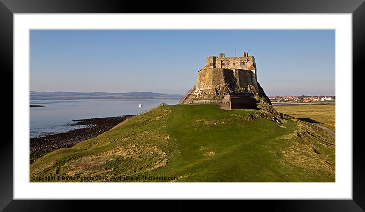 Lindisfarne Castle Framed Mounted Print by David Pringle