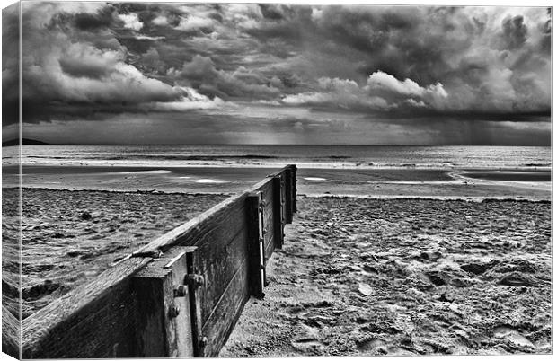 Wild Seascape Canvas Print by Steve Purnell