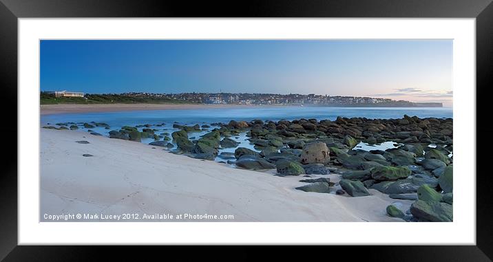A Morning at Maroubra Framed Mounted Print by Mark Lucey