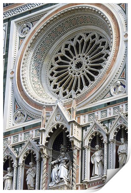 The Duomo Wheel Print by Kieran Brimson