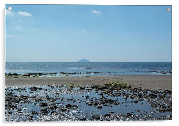 The Ailsa Craig Acrylic by kirsteen wilson