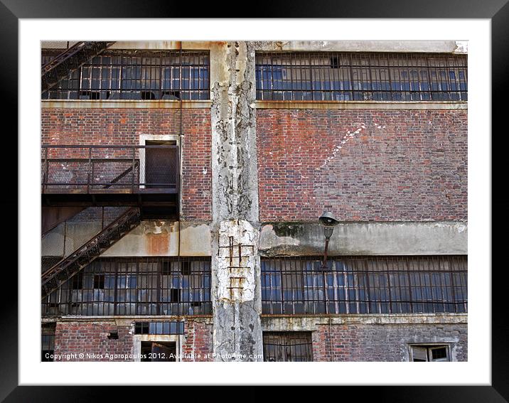 Rusty wall 2 Framed Mounted Print by Alfani Photography