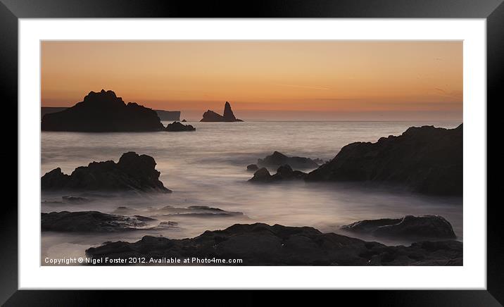 Church Rock Sunrise Framed Mounted Print by Creative Photography Wales