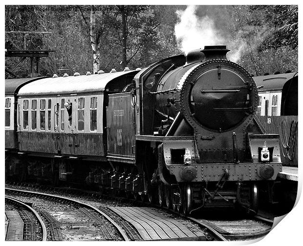 The Train Now Approaching Print by Roger Butler