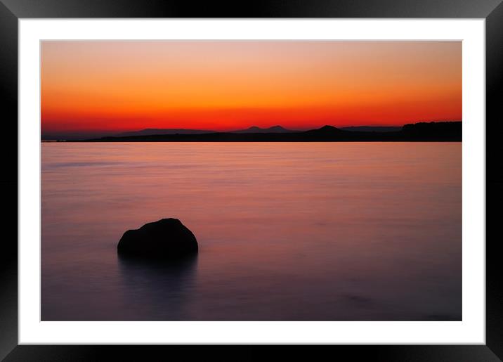 Sunset Over Shell Bay Framed Mounted Print by Aj’s Images