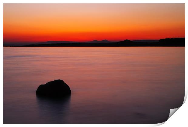 Sunset Over Shell Bay Print by Aj’s Images