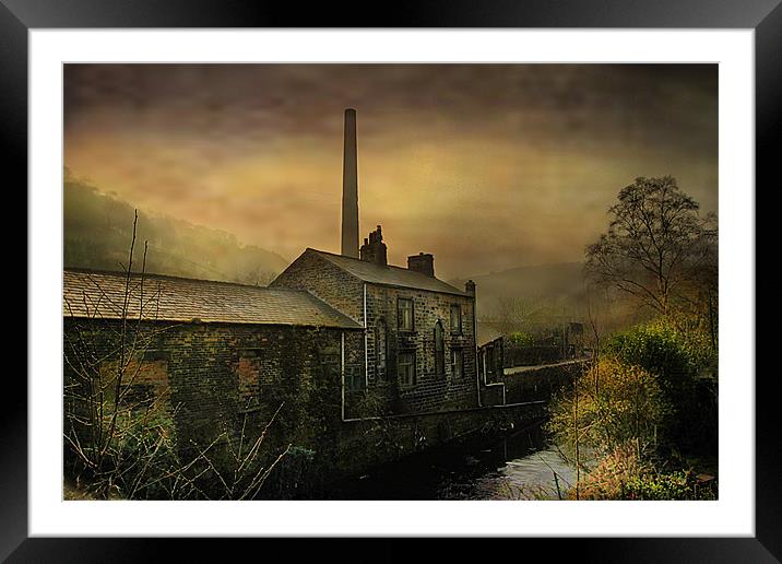 The Old Mill Framed Mounted Print by Irene Burdell