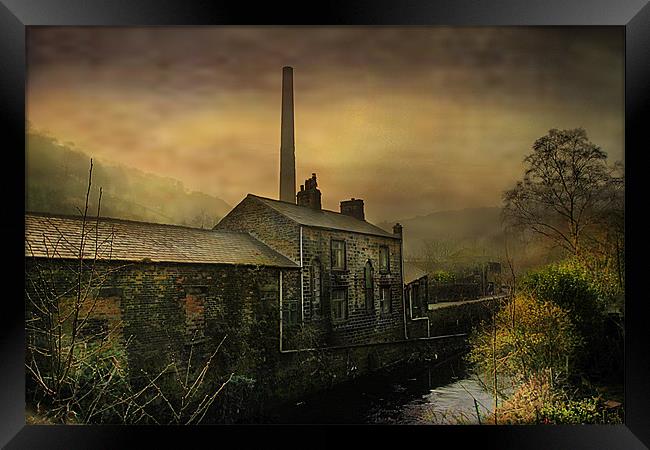 The Old Mill Framed Print by Irene Burdell
