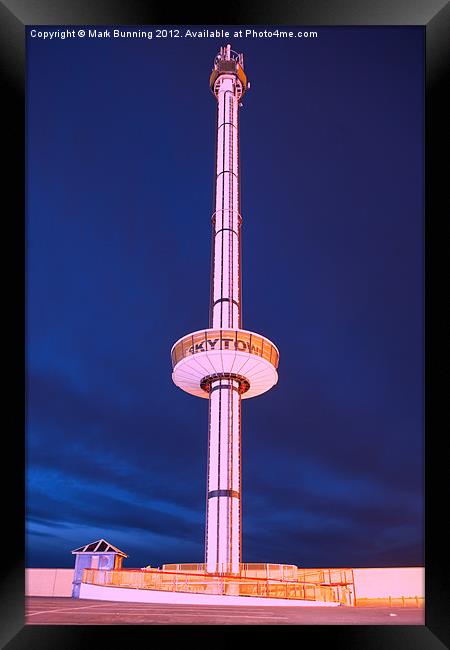 The eye in the sky Framed Print by Mark Bunning