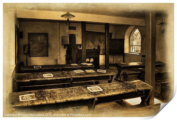 Seat of learning Print by David McFarland
