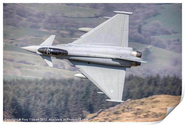 Typhoon turning for Cader Idris Print by Rory Trappe