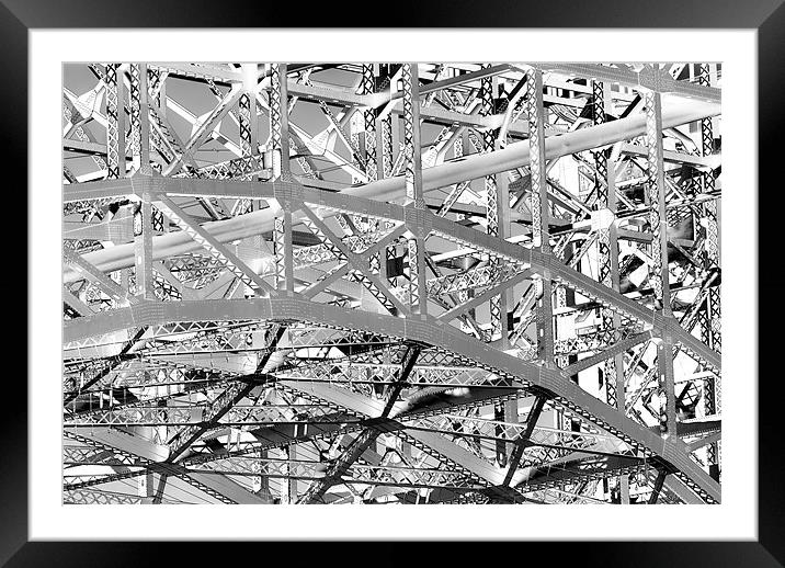 Bridge Bits Framed Mounted Print by Mary Lane