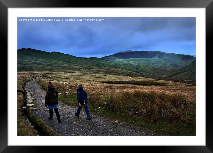 The long walk home Framed Mounted Print by Mark Bunning