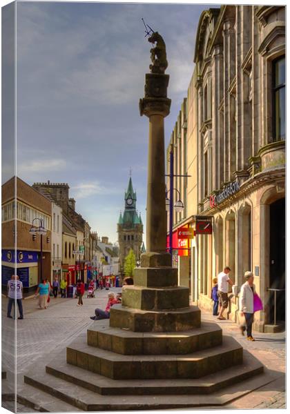 Mercat Cross and City Chambers Canvas Print by Tom Gomez