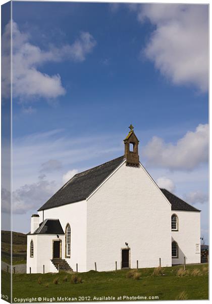 Church of Scotland, Kensaleyre, Isle of Skye, Scot Canvas Print by Hugh McKean