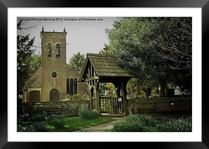 St Werburgh's Church Framed Mounted Print by Sean Wareing