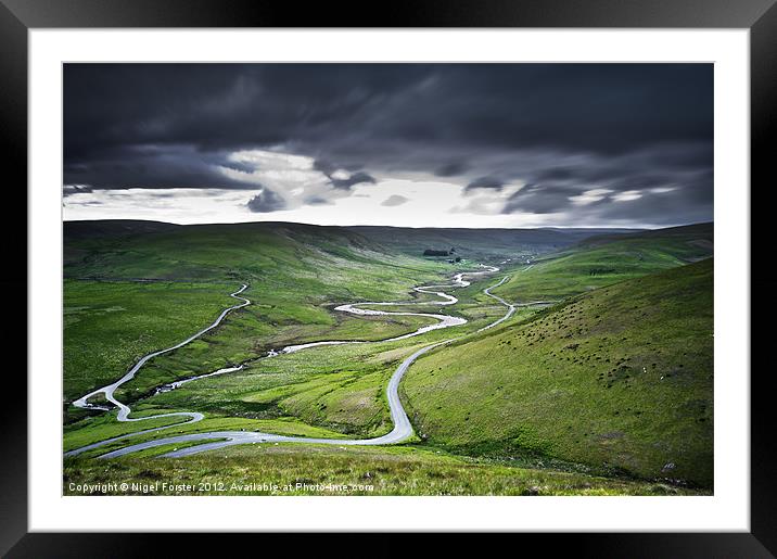 Squiggles Framed Mounted Print by Creative Photography Wales