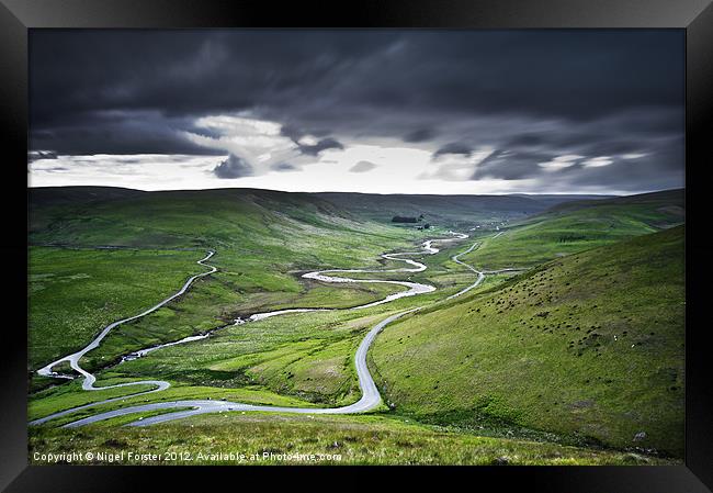 Squiggles Framed Print by Creative Photography Wales