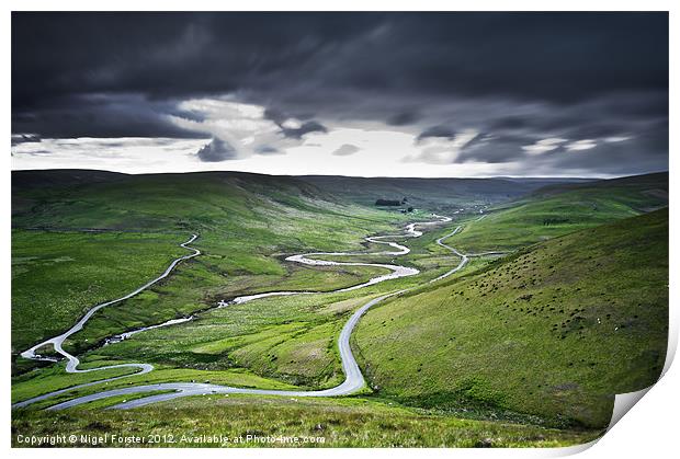 Squiggles Print by Creative Photography Wales