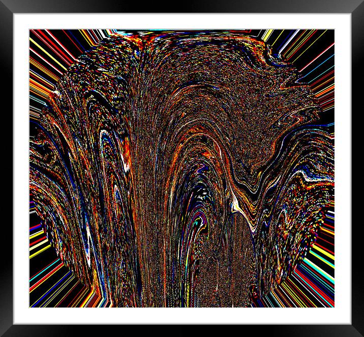 THE WORLD IS  SLOWLY MELTING Framed Mounted Print by Robert Happersberg