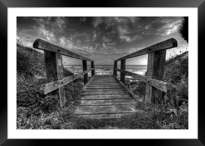 This way Framed Mounted Print by mark leader