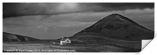 The Church at Mwnt Print by Creative Photography Wales
