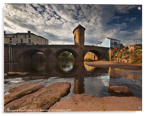 The Monnow Bridge Acrylic by Creative Photography Wales