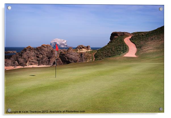 The Glen Golf Course Acrylic by Keith Thorburn EFIAP/b