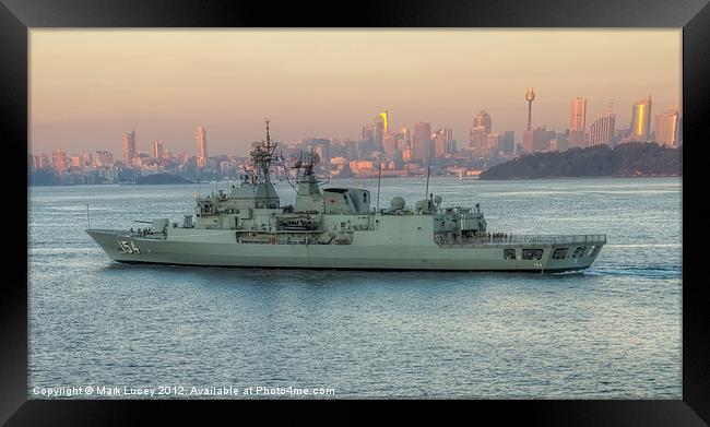 A Dawn Homecoming Framed Print by Mark Lucey
