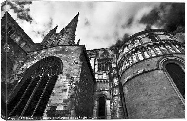 Imposing Cathedral Canvas Print by Darren Burroughs
