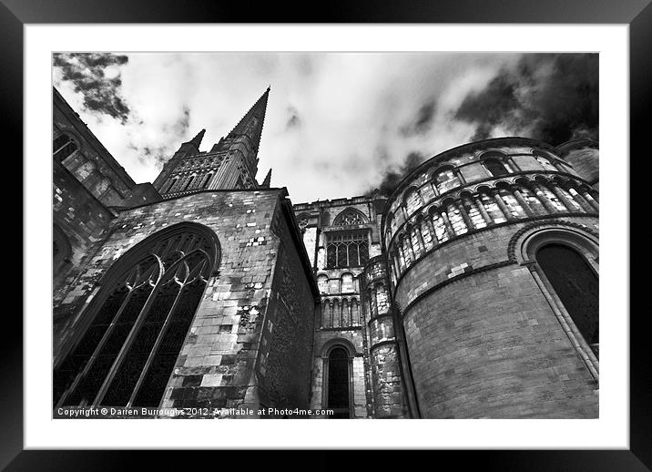 Imposing Cathedral Framed Mounted Print by Darren Burroughs