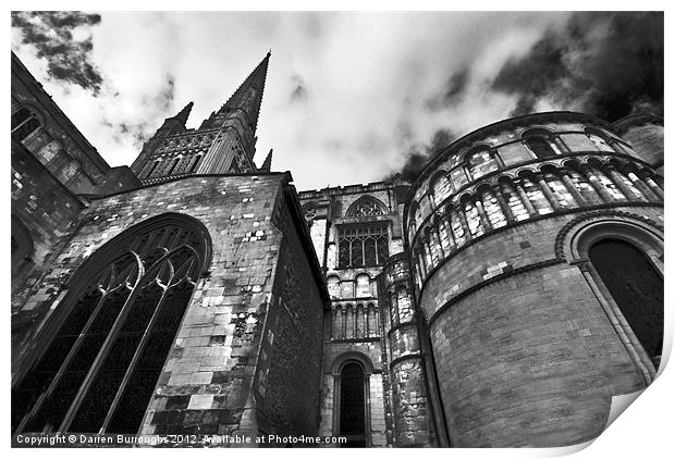 Imposing Cathedral Print by Darren Burroughs