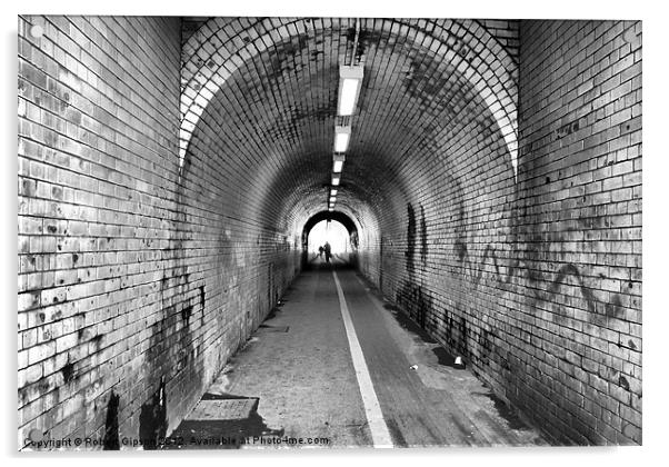Tunnel Acrylic by Robert Gipson