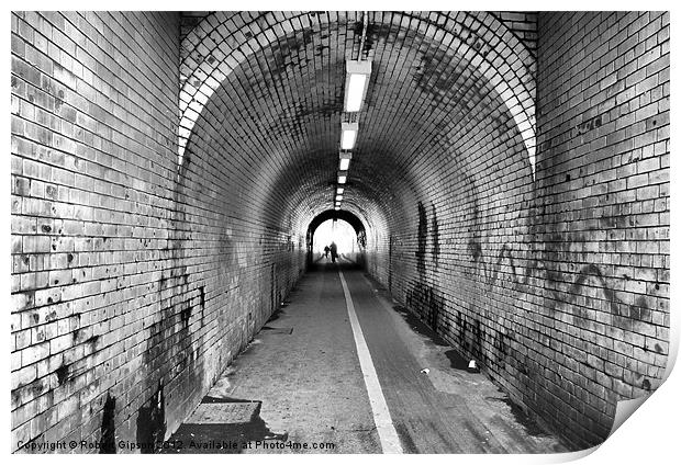 Tunnel Print by Robert Gipson