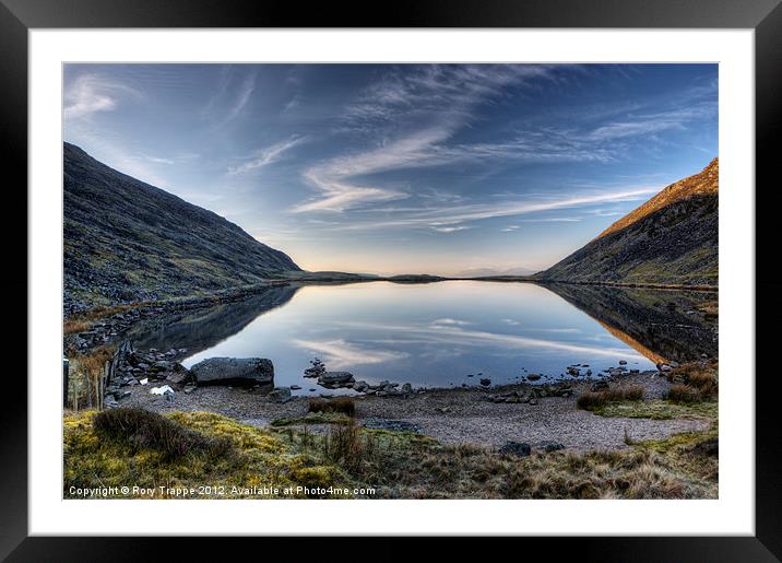 Llyn Manod - April 2012 Framed Mounted Print by Rory Trappe