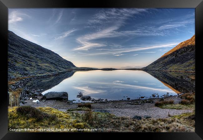 Llyn Manod - April 2012 Framed Print by Rory Trappe