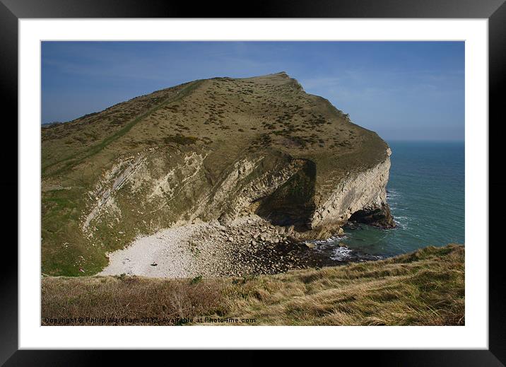 From Worbarrow Tout Framed Mounted Print by Phil Wareham