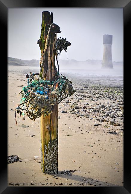 Weathered Framed Print by Richard Peck