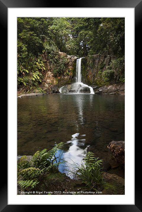 Waiau Falls Framed Mounted Print by Creative Photography Wales