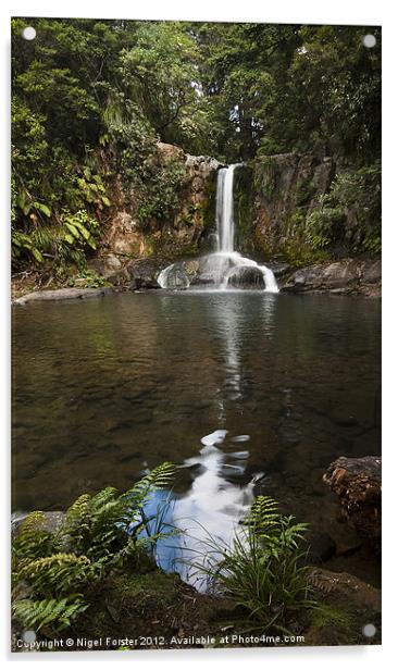 Waiau Falls Acrylic by Creative Photography Wales