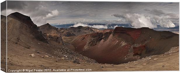 Tongariro Crossing Canvas Print by Creative Photography Wales
