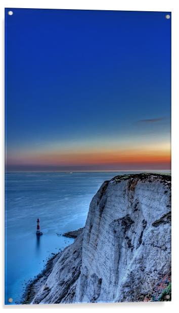 Beachy Head Blues Acrylic by Phil Clements